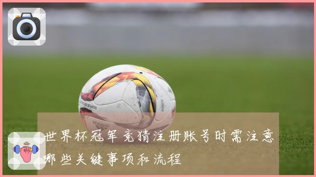 世界杯冠军竞猜注册账号时需注意哪些关键事项和流程