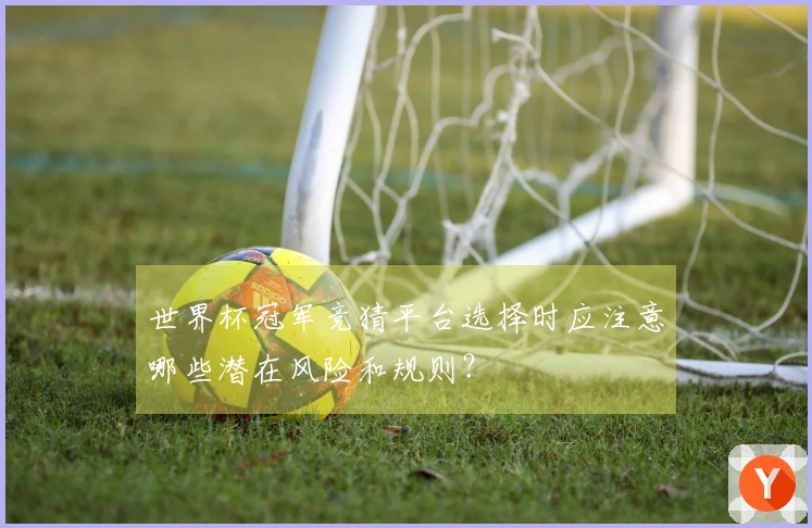 世界杯冠军竞猜平台选择时应注意哪些潜在风险和规则？